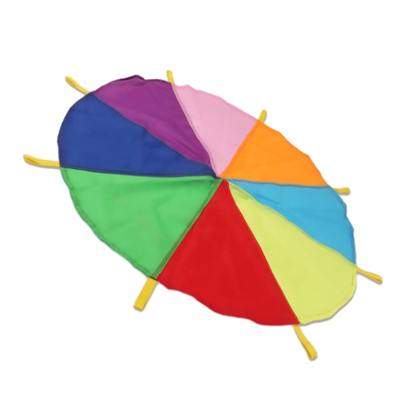Paracadute Arcobaleno Giocattolo, Giocattolo per L'apprendimento Sensoriale, per Lo Sviluppo Sensoriale, Ombrello Colorato, Giocattolo