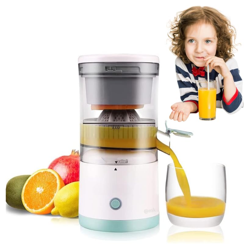 Drumstone 𝟏𝟓-𝐘𝐞𝐚𝐫 𝐖𝐚𝐫𝐫𝐚𝐧𝐭𝐲 -Portable Citrus Juicer Extractor – Electric USB Charging, 45W Press for Orange & Lemon with Lockable Spout for Easy Squeeze-image-47