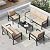 Aoxun 5-Piece Patio Furniture Set - Outdoor Aluminum with Waterproof Cover, Sectional Conversation Set with Coffee Table for Lawn, Garden, Backyard (Beige)
