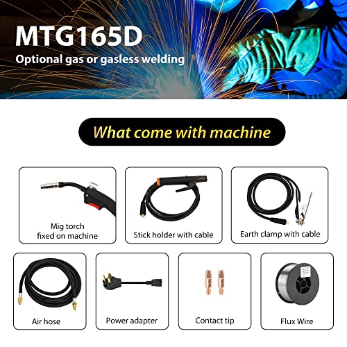 Hynade MIG165D Mig Tig Mma Welder, Mig Lift Tig Arc Welding Machine thumb #4