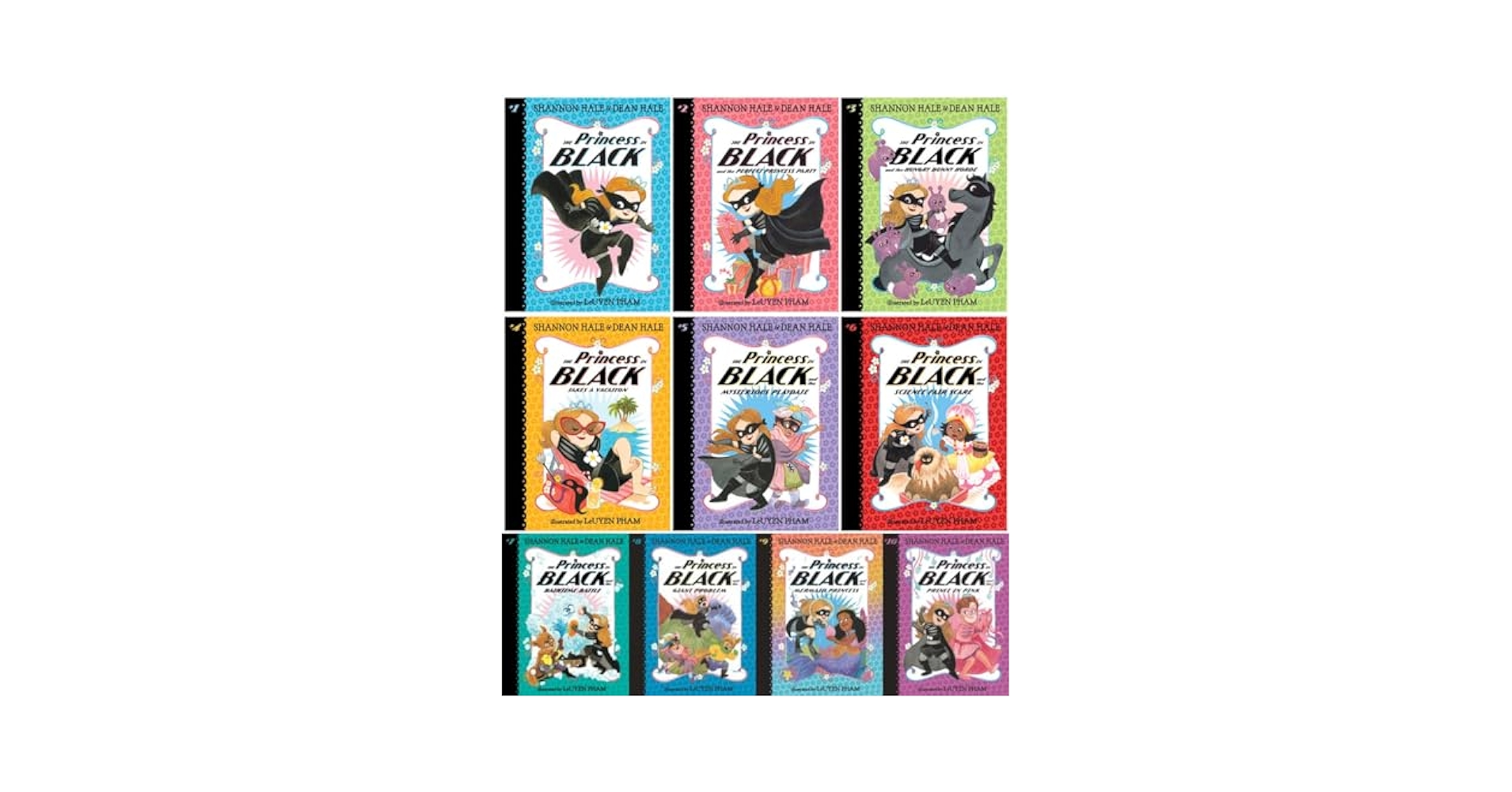 [新品。海外購入]9冊セット The Princess in black The Princess in Black Series 10 Books Set (Book #1 - #10
