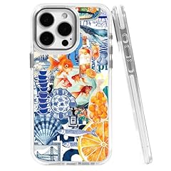 Shark Fish Seashell Fruit Collage