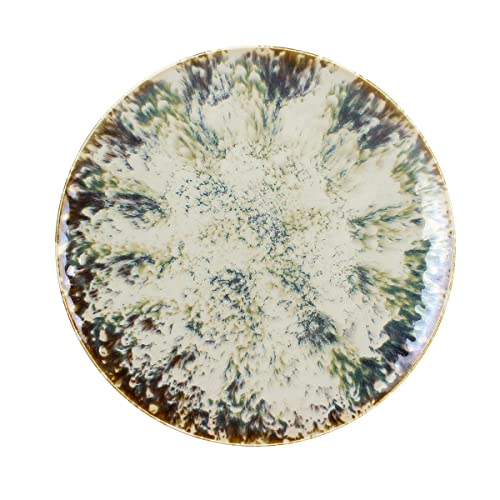 LOT 6 ASSIETTES PLATES MAKA 27CM EN PORCELAINE