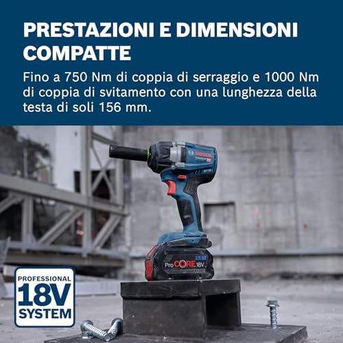 Bosch Professional 18V System Miscelatore A Batteria Grw 18V-120 (Incl. 1 Prolunga Da 13 Cm (M14-M14) 2 Chiavi (22/24), Senza Batteria/Caricabatteria) - 2