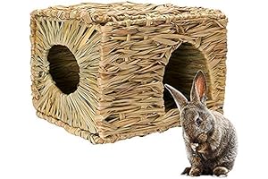 Casitas para Conejos: Refugio de Matate de Hierba Marina Natural