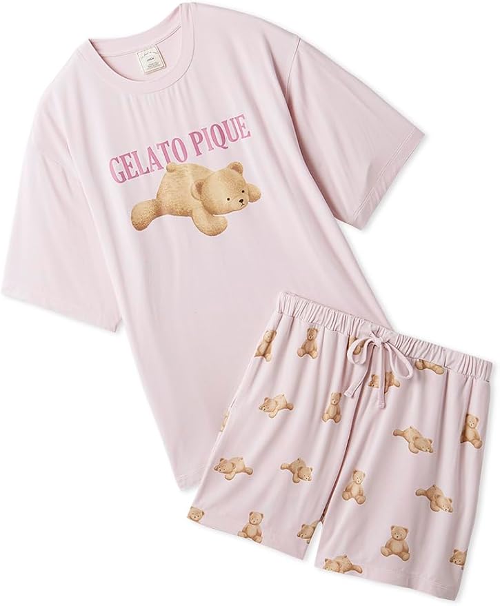 Amazon | [ジェラート ピケ] 【EC限定】ベアワンポイントTシャツ