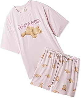 gelato pique(ジェラート ピケ) 【EC限定】ベアワンポイントTシャツ&ショートパンツセットPWCT252359レディース