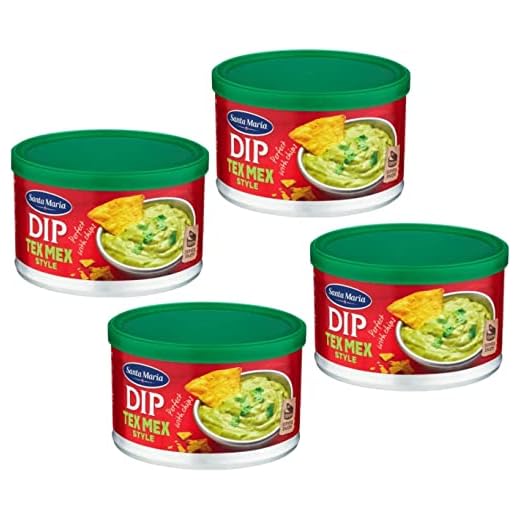 Santa Maria Guacamole Taste Sauce mexikanska avokado och Chili Pepper Förberedelse - 4 x 250 gram