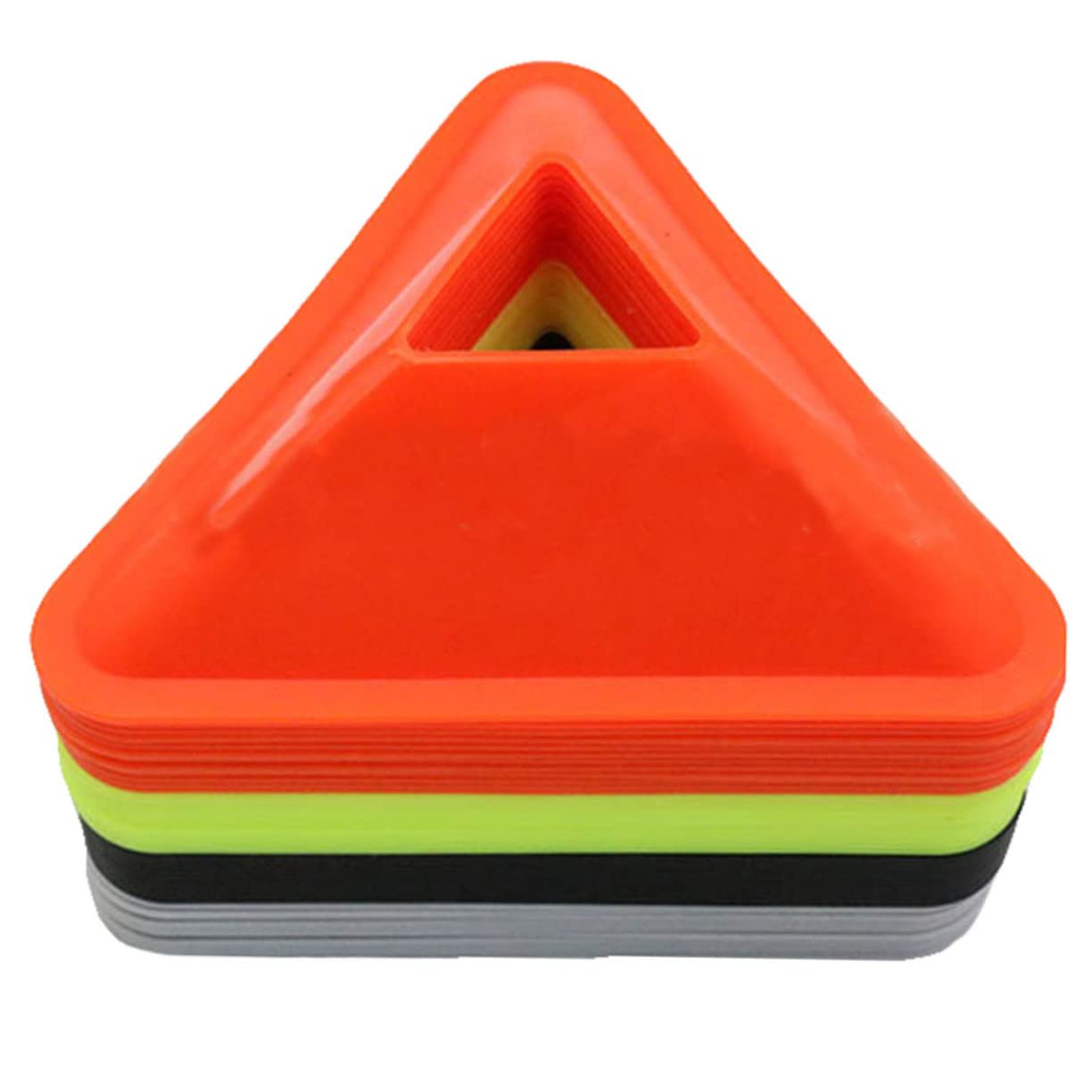 BELLIFFY 20pcs Football Obstacles Training Triangle Training Plates Soccer Tool Boys and Girls Trainers Sports Lovers