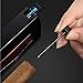 Quad-Flame Torch-Style Cigar Lighter, with Visible Fuel Window, Refillable Butane, Cigar Accessory, Men's Gift.(Blue)