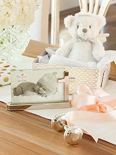 Demdaco Angel Bear With Silver Crown Soft White Children's Plush Stuffed Animal #TOP1