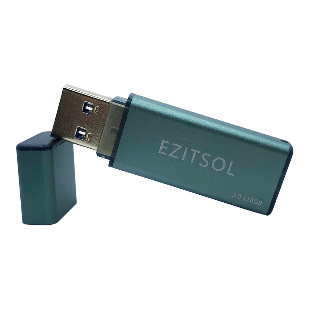 Unidad flash USB de 128 GB con interruptor físico, USB 3.0 de alta velocidad de hasta 150 MB/s, MLC de alta resistencia Jump Drive Pendrive Thumb Drive Memory Stick