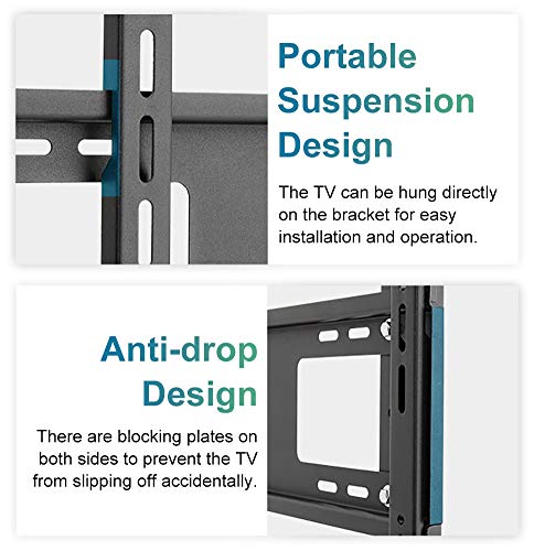 Soporte móvil para TV 32"-75" con ruedas y altura ajustable miniatura 5