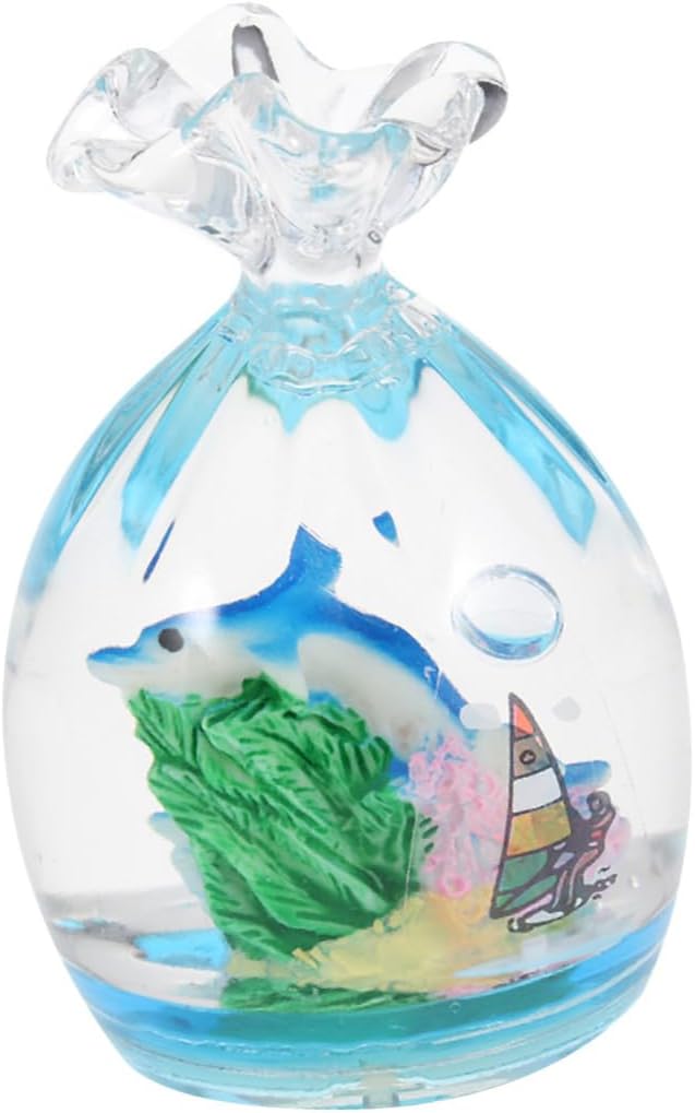 TEHAUX Motion Timer Bubble Timer Toy Liquid Bubbler Ornaments for Desk and Home Decor Style