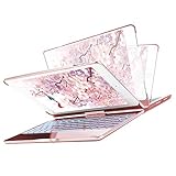 Funda con Teclado para Nuevo iPad 9.7 2018-iPad 9.7 2017-iPad Air 2-iPad Air-iPad Pro 9.7, SENGBIRCH 7 Colores Bluetooth Inalámbrico Retroiluminado-360 Rotaciones-Funda con Teclado para iPad, Oro Rosa