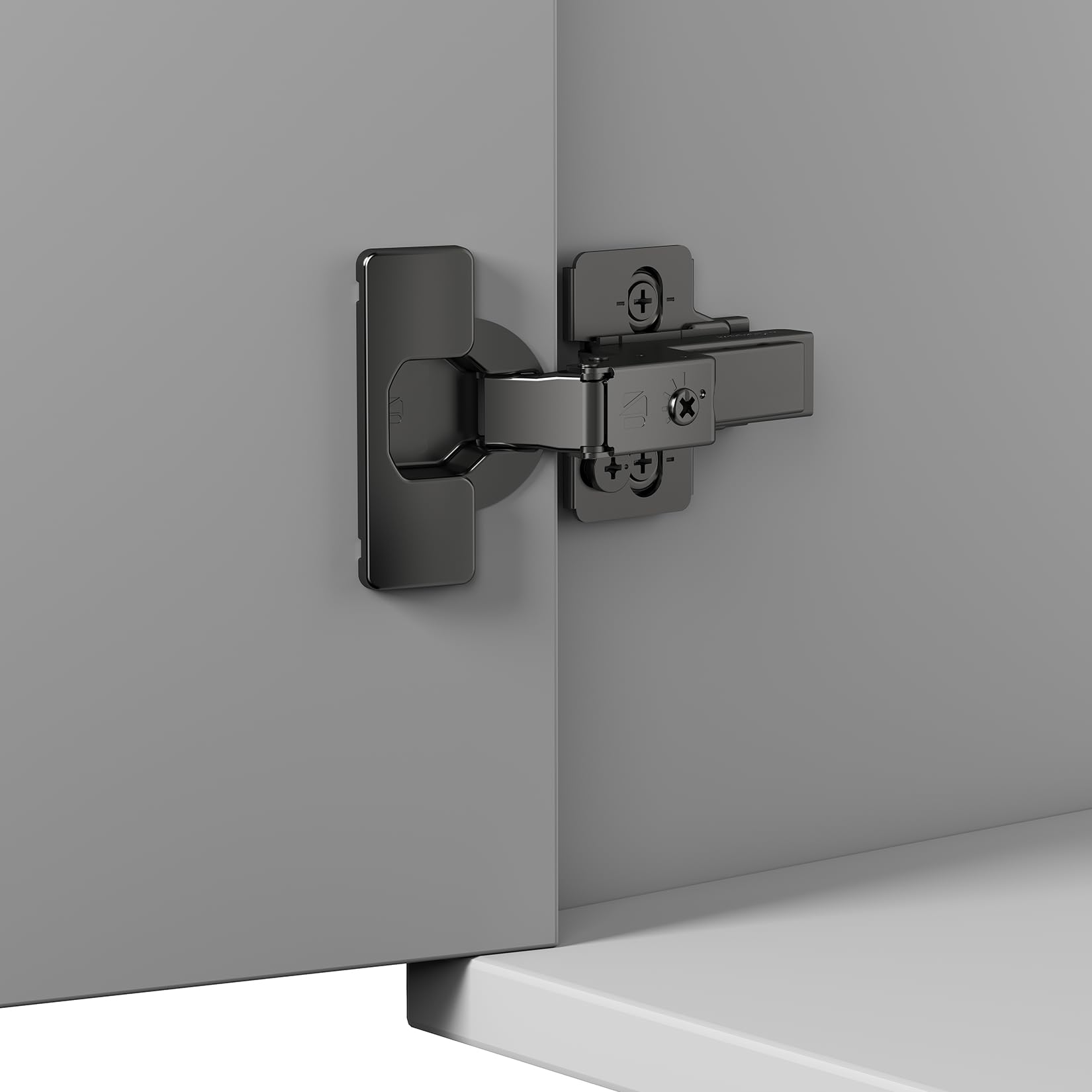 ATYLYF Cabinet Hinges 2 Pack Frameless Inset Soft Close Concealed Hinge for Kitchen Self-Closing 110° 4D Adjustment Speed Control Ideal for Upgrading