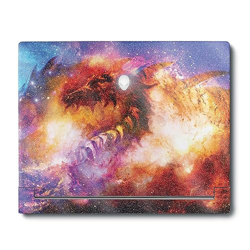 Image of MightySkins Glossy Glitter Skin Compatible with Alienware X16 R1 (2023) Full Wrap Kit - Dragon Nebula | Protective, Durable High-Gloss Glitter Finish | Easy to Apply & Change Styles | Made in The USA