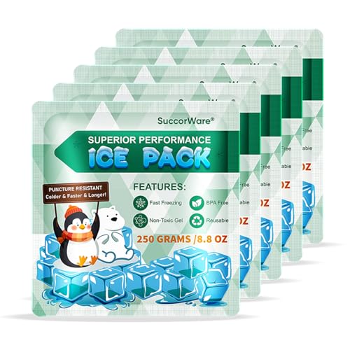 SuccorWare 5-Pack Reusable Ice Packs