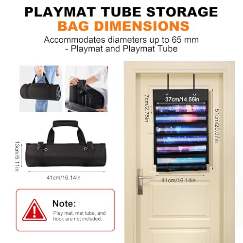 MTG Playmat Holder & Organizer Solution - Stores 6 TCG Mats + 1 Tube - image 2