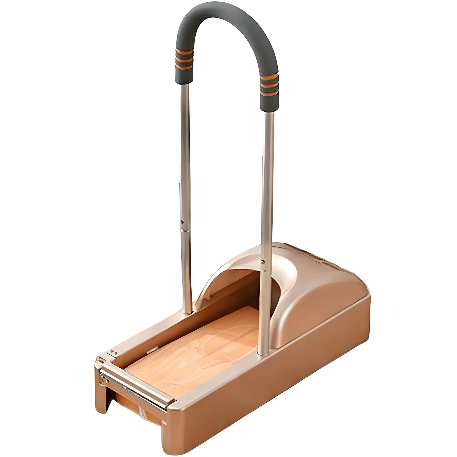 Distributeur de couvre-chaussures jetable avec emballage Step-On, cutter intégré mains libres, 1200/2400 utilisations, cadre en alliage d'aluminium pour la maison et le bureau