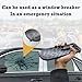 Car Door Step for Roof Access, Extra-Long, with Glass Breaker, Aluminum Alloy & Extra Thick Rubber Buffer pad, Increase Stability, Protect Paint, Prevent dents (DStep-L)