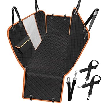 Capa Protetora Carro Pet Impermeável, Antiderrapante, Resistente ao Desgaste, Grande Capacidade 4 em 1 capa de Banco Traseiro de Carro para Cachorro Cachorro Gato