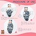 Reborn Baby Doll Blanket Accessories for 17-22 Inch Reborn Dolls Girls/Boys Soft Cotton Blue Bear Blanket 2pcs Toddler Dolls Clothing