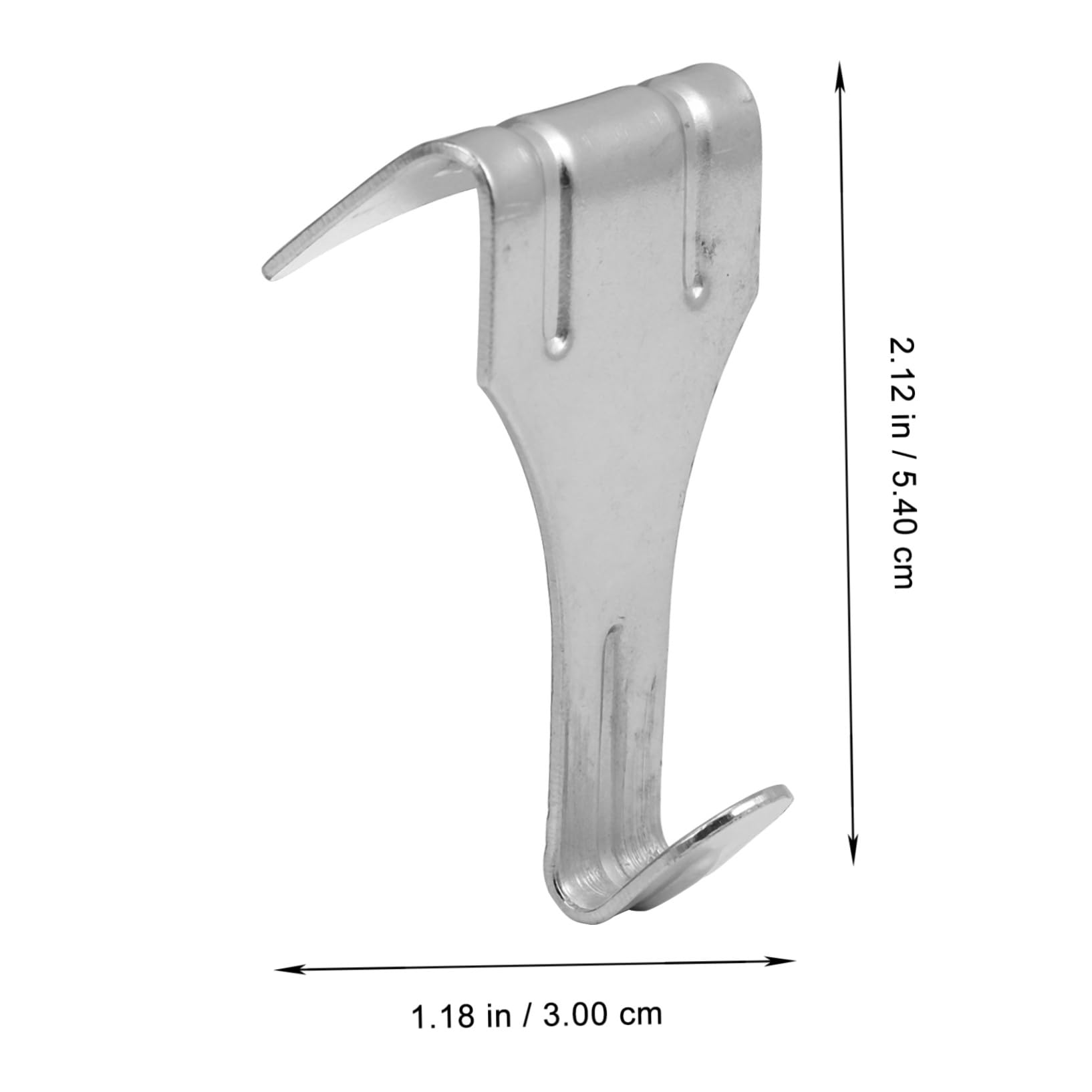 Gancio per Quadro S in Ferro Argento 30 Pezzi 1, 2 Mm