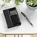 KJV Holy Bible, Mini Pocket Bible – Zippered Black Faux Leather Bible w/Ribbon Marker, King James Version