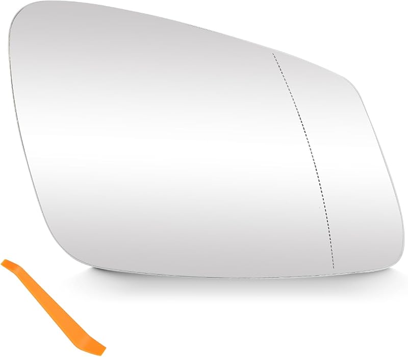 Vidro de retrovisor externo direito aquecido Aeagle para BMW – Conector de 2 pinos