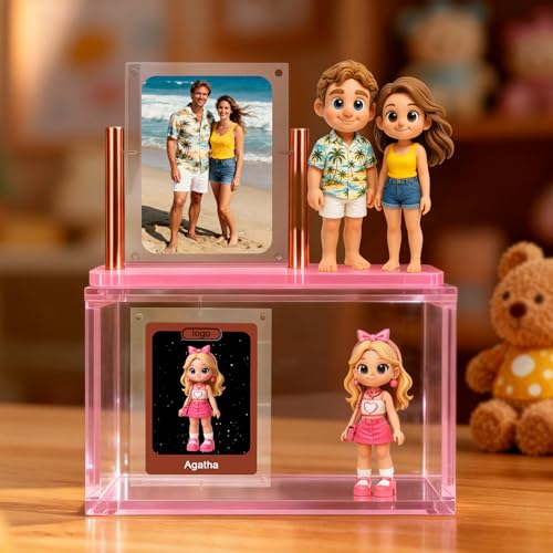 Soview Custom 3D Mini Action Figure with Card Gift