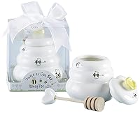 Algopix Similar Product 4 - Sweet As Can Bee Ceramic Honey Pot with