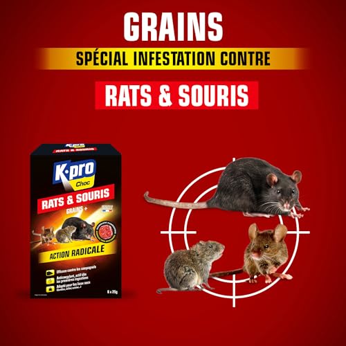 K.PRO Grains raticide rats et souris 150g – vue 2