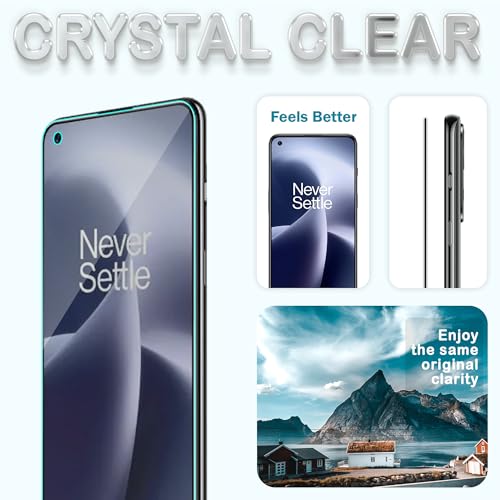 Image of FIRST MART Military-Grade Matte Tempered Glass for OnePlus Nord 2T, Nord 2 and Nord CE - 9H Screen Protector, Anti-Glare Protection, Scratch-Resistant, Bubble-Free (1 Pack)
