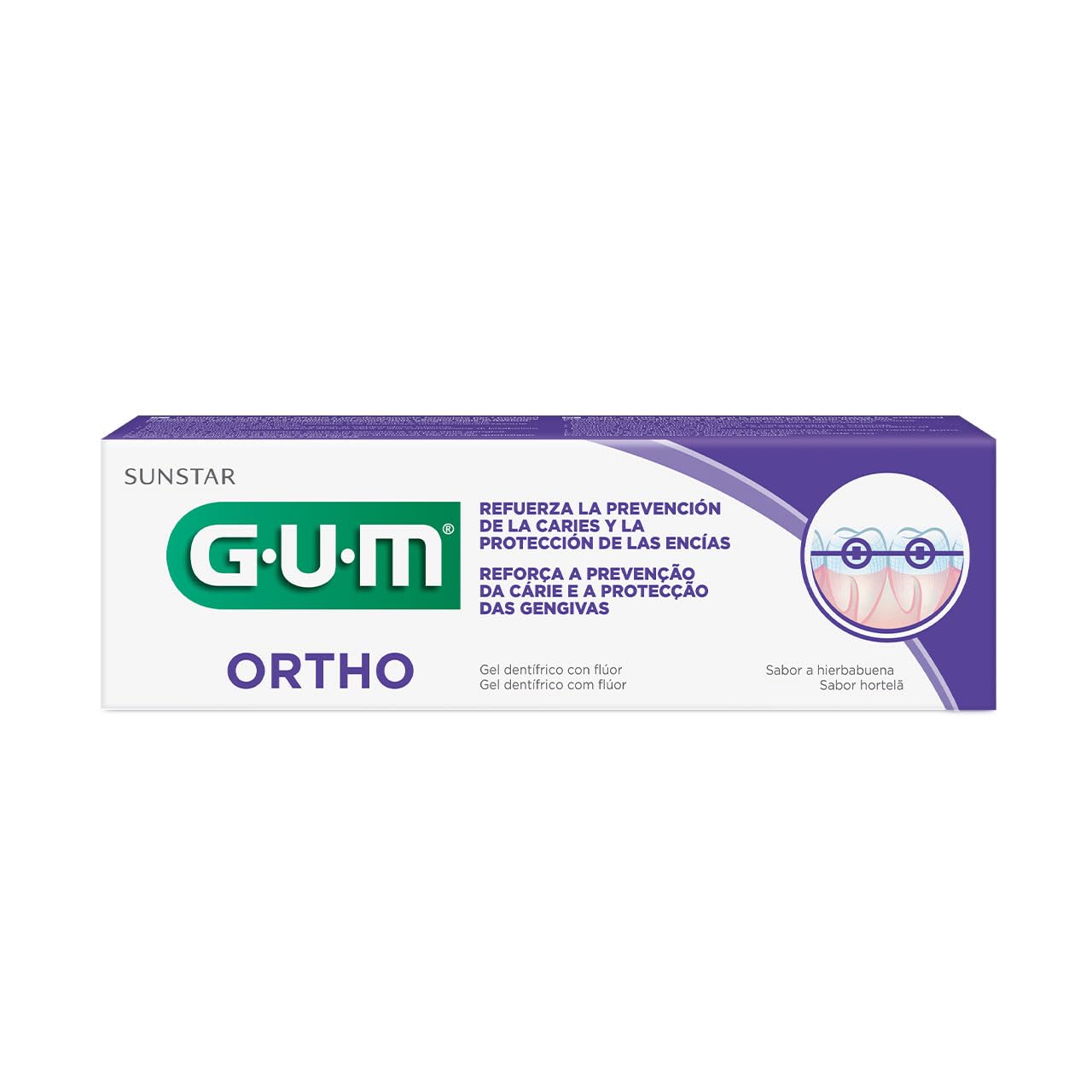 Gum Ortho Gel Dentifico For Orthodontic Appliance 75ml
