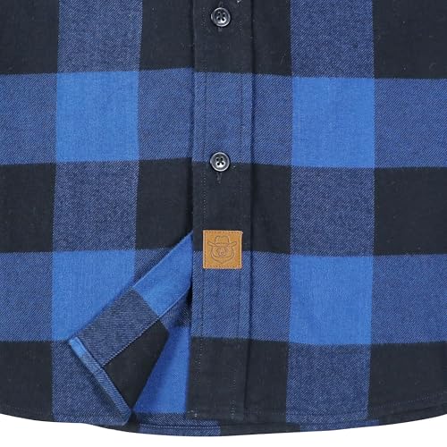 Wanderhemd Dubinik Flanellhemd Herren kariert Button Down für Outdoor-Aktivitäten