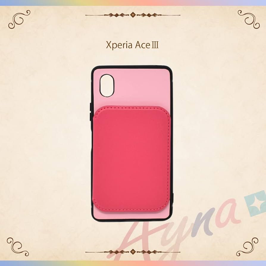 Sony Xperia Ace III docomo SO-53C ケース付 Sony Xperia Ace III SO-53C docomo SOG08 au サイドメッキ加工