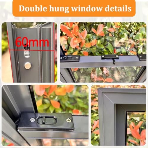 Ventanas correderas de aluminio para gallineros e invernaderos caseros 4
