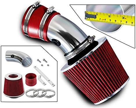 Rtunes Racing Short Ram Air Intake Kit + Filter Combo RED For 98-05 Monte Carlo 3.8L / 00-05 Impala 3.8L