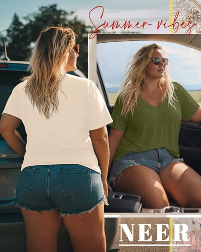 Image of Neer 3 Pack Plus Size Women's T-Shirts