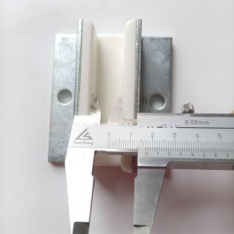 4PCS 80x16 Elevator Guide Shoe L=80mm W=75mm H=30mm Installation Hole Distance 56mm Use for Lift 16mm Rail 80x16