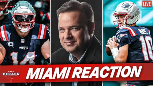 『Drake Maye Shines in Miami, Defense Struggles Again』のカバーアート