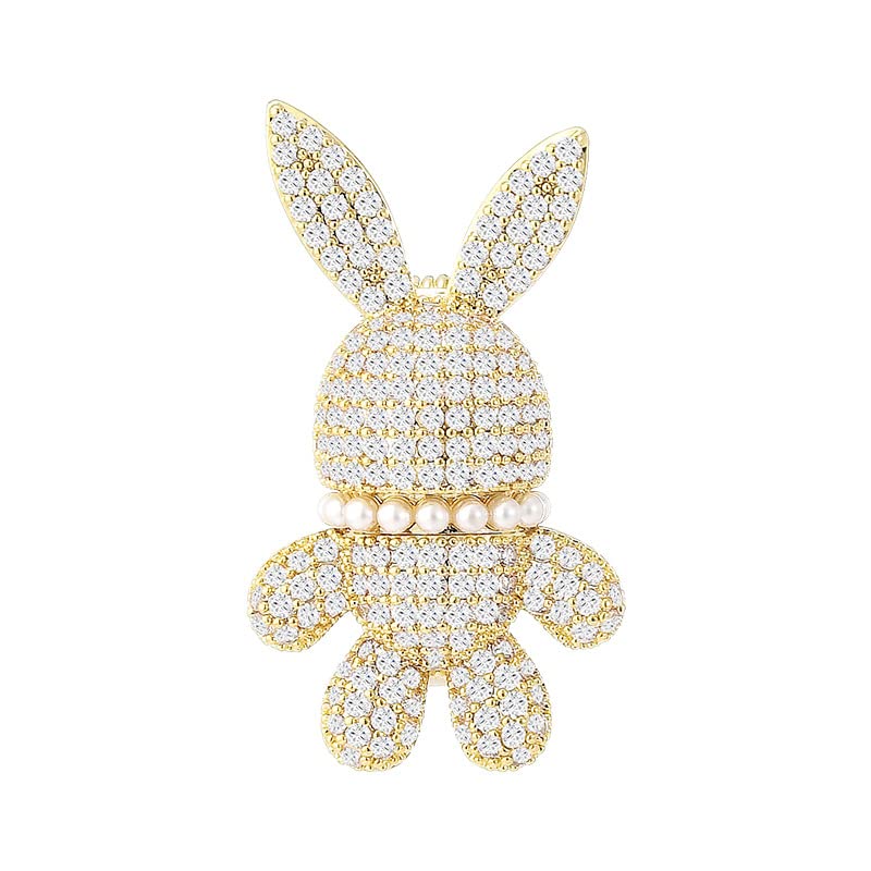 Image of Austrian Crystal Brooch Sparkling Rhinestone Brooch 18k Gold-Plated Birthstone Lapel Pin Jewelry Birthday Gifts for Women