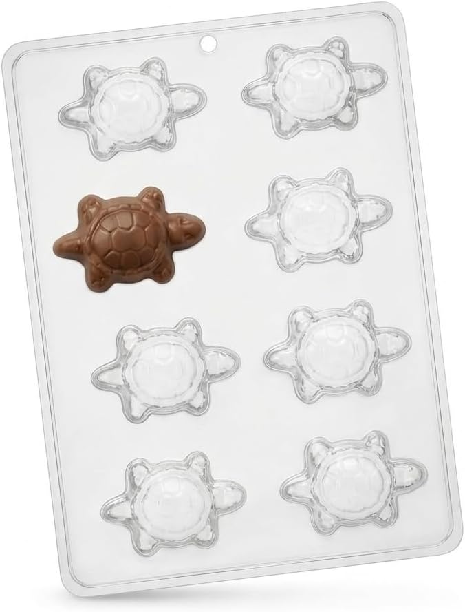 Medium Turtle Candy Mold Chocolate Mold with 8 Cavities for Candy Making