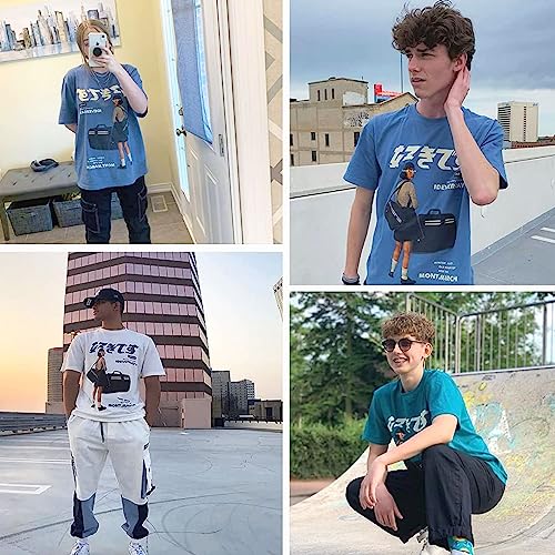 Vamtac Mens Oversized Graphic Tees Japanese Shirt Oversize T Shirts For Men Graphic T-Shirts Oversized Vintage Oversized Tee #TOP2