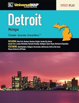 Paperback Detroit & Wayne County MI Atlas Book