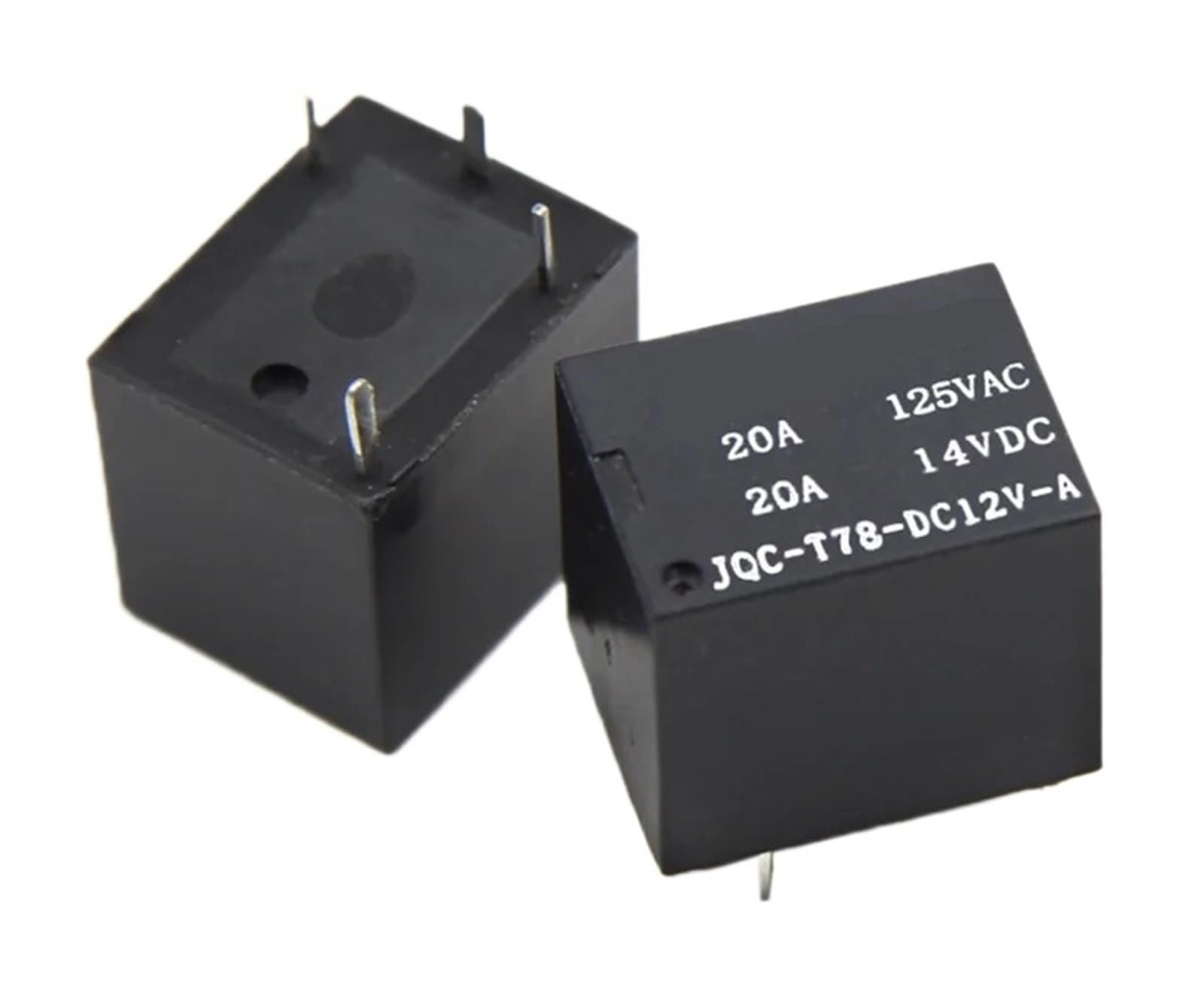 Relais électromagnétique 5V T78 DC 20A à 5 broches pour circuit imprimé