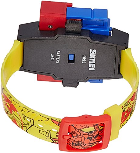 Image of SKMEI Transformers Optimus Prime Robot Watch for Kids - Digital Display, Durable Design, Adjustable Strap, Fun & Educational Timepiece, Ideal Gift for Boys & Girls
