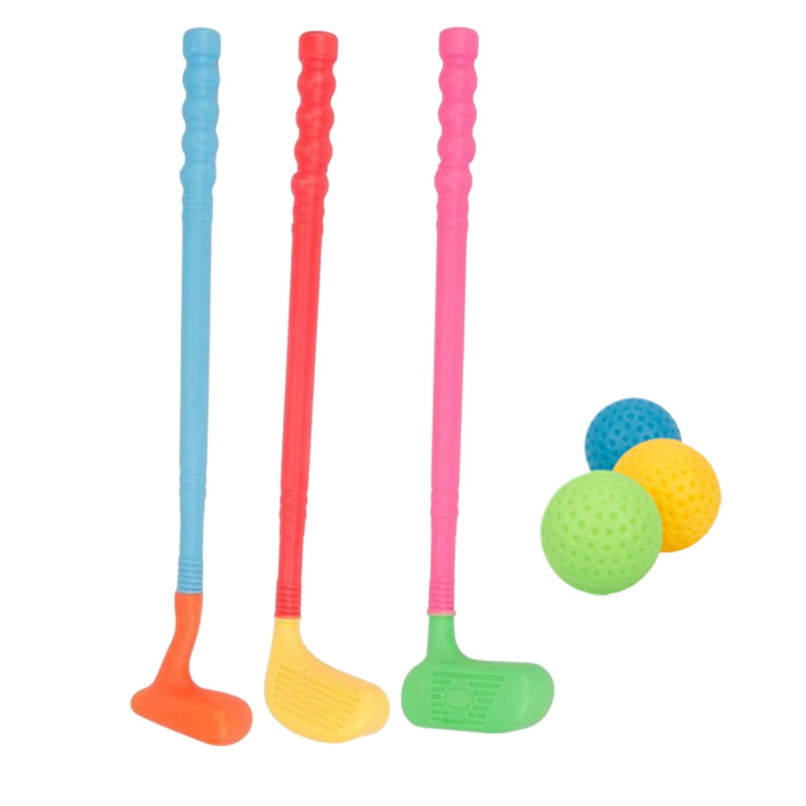 Palos de Golf para niños pequeños, Juego de Golf con Palos y Pelotas, Juego de de plás-Tico, Juguetes de, Juguetes Deportivos para niños y niñas en Interiores y Exteriores