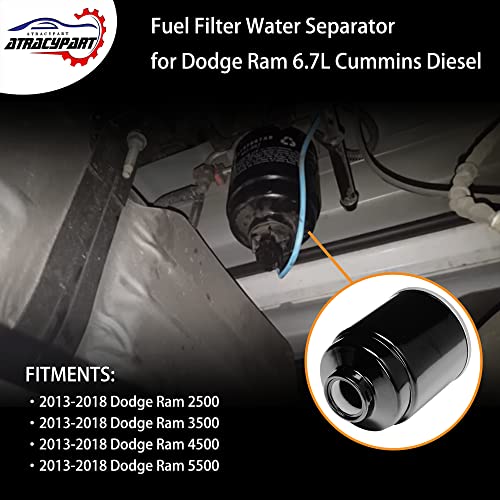 6.7L Cummins Fuel Filter Water Separator | Replacement for 2013-2018 Dodge Ram 2500 3500 4500 5500 6.7 Diesel Engines | Replaces# 68197867AA